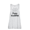 thumbnail image 1 of Happy Glamper Women's Fashion Sleeveless Flowy Racerback Workout Yoga Tank Top Sport Grey X-Large, 1 of 3