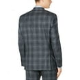 thumbnail image 2 of Lauren by Ralph Lauren Mens Blazer Plaid Notched Wool (Charcoal, 50R), 2 of 2