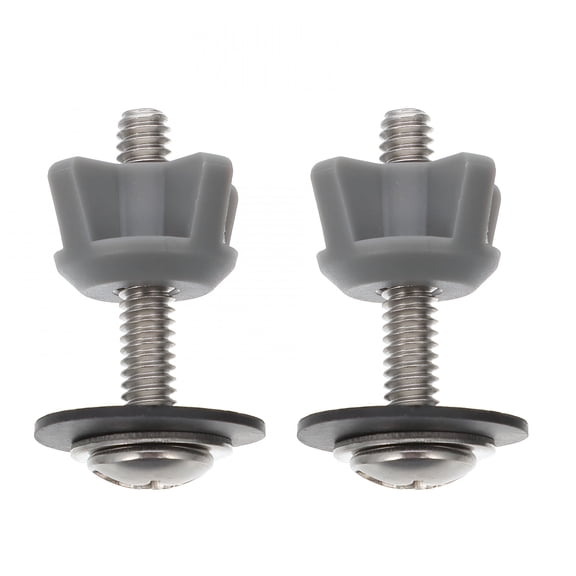 TALENO 2 Pcs Toilet Seat Screws Bolts Universal Toilet Mounting Screws Toilet Fittings