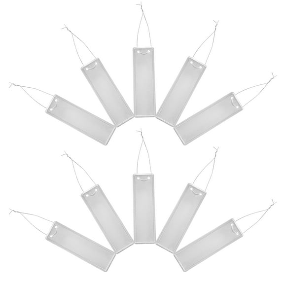 WORGEOUS 50Pcs Aluminum Plant Labels Metal Plant Tags Plant Markers Tree Tags Outdoor Garden Label