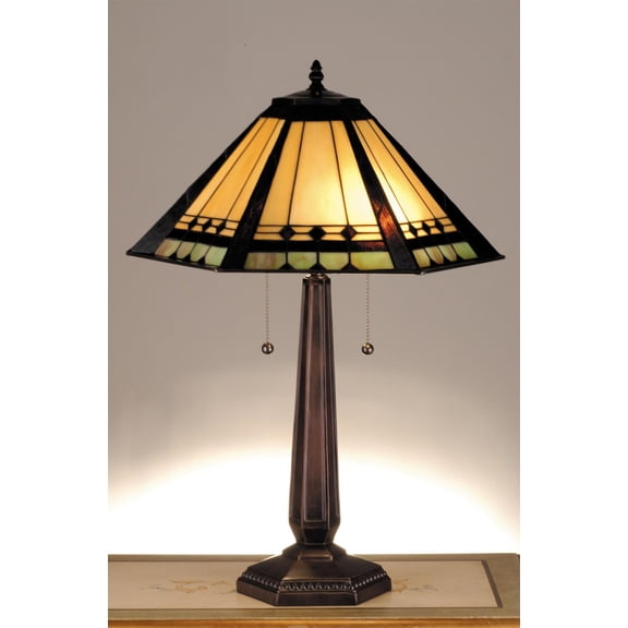 Meyda Tiffany Albuquerque 25'' H Table Lamp with Empire Shade