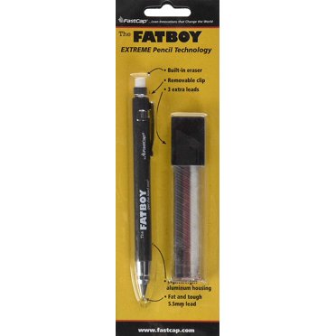 FastCap Fatboy Red Crayon Refills - 10 Pack For Carpenter Mechanical Pencil