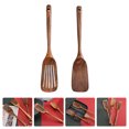 thumbnail image 3 of Miangastore Spatula Wood Handle 2Pcs 13.36X2.55X0.39in, 3 of 7