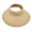 beige, variant on Women's Classic Straw Visor Sun Hat: Breathable Wide Brim Open Top Cap with Adjustable Strap for Beach, Cycling, Daily
