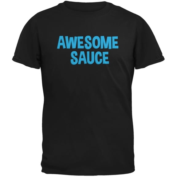 Awesome Sauce Black Adult T-Shirt - 2X-Large