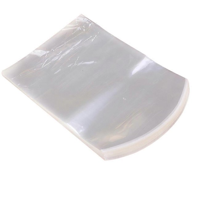 100pcs PVC Shrink Wrap Bags, Arc Shaped Heat Shrink Film for Irregular Products, Dustproof Packaging for Bottles, Boxes, Crafts