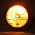 thumbnail image 3 of Akozon Faro LED Universal 12V Estilo Retro Negro Aleación de Aluminio Faro Delantero Faro Retro de Motocicleta Para GN125 ANGGREK Otros, 3 of 8