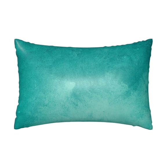 KLL Teal Turquoise1 Pattern Silk Pillowcase for Hair and Skin Standard Size 20"X 30" Soft Breathable Pillow Covers for Sleeping