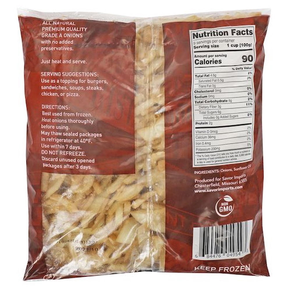Savor Imports Caramelized Sliced Onion, 2 Pound -- 12 per case