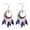 Multicolor D, variant on Boho Dreamcatcher Dangle Earrings, Vintage Western Indian Style Design, Exquisite Tassel Jewelry For Women Daily Outfit Matching Party Dress Up And Fashion Decoration.