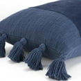 thumbnail image 4 of Rizzy Home Blue 14"X26" Geometric Pieced Poly Filled Throw Pillow, 4 of 5
