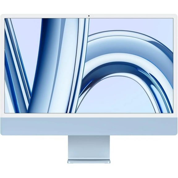 Restored 2023 Apple iMac (24", 8GB RAM, 256GB SSD, Apple M3 2.66GHz) MacOS, Blue (Refurbished)