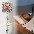 thumbnail image 4 of Square Wall Clock,Starfish SurSquareed By Seashells On The Sandy Beach,Silent Non-Ticking Wall Clock Decor for Home Office Kitchen Living Room Bedroom(14inch), 4 of 4