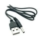 thumbnail image 3 of 2xUSB2.0 A DC3.5mm Cable De Carga 5V Cable De Alimentación DC Cable De Carga 50cm-negro Hugo Cable de fecha tipo C a Micro USB, 3 of 8