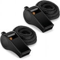 thumbnail image 7 of PrimeCook Shop Sports Whistle with Lanyard, Very Loud Black Whistles Great for Coaches, Referees, Outdoor Sports, 7 of 7