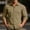 Khaki, variant on VgaVtl Quick Drying Men Long Sleeve Shirts Fall Winter Collared Button Casual Going Out Solid Mens Shirts Slim
