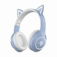 thumbnail image 2 of Wireless Headphones RGB cute cat ear Bluetooth Earphones with microphone Stereo Music Game Headset Earphone Girls Kids For Gifts, 2 of 13