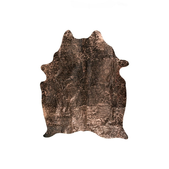 Tapis en Peau de Vache Écossaise Naturel / 6'x7' / B