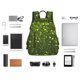 thumbnail image 4 of Balery Green Glitter Sparkle Mochila ligera para hombre y mujer: duradera e impermeable, ideal para la escuela, el trabajo, viajes y uso diario., 4 of 7