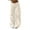 Beige, variant on MELDVDIB Womens Cargo Pants Relaxed Button Waist Full-Length Wide Leg Pant Fashion Casual Solid Color Pants with Pockets Beige S