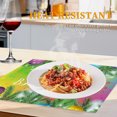 thumbnail image 5 of Dmlowu Christmas Placemats - Non-Slip Christmas Place Mats for Dining Table, Stain Proof Table Mats for Party Holiday Decor, 12x18" Christmas Decorations Winter Placemats, 5 of 6