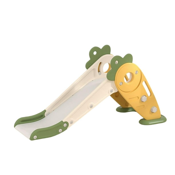 Tobogán infantil interactivo, juguetes para parques infantiles, fácil montaje, independiente y plegable. B amarillo