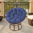 thumbnail image 2 of Bearachild Outdoor Seat Cushion Chair Pads Round Chair Pads Waterproof for Hammock  Decoración del hogar Azul 60x60cm, 2 of 6