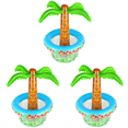 thumbnail image 1 of Portavasos inflable con forma de cocotero, posavasos para piscina, 1 of 4