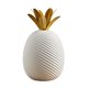 thumbnail image 1 of Adorno de de cerámica de escritorio para Arte de  raya blanca Gloria Colección Piña, 1 of 9