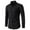 Noir, variante sur breaise Chemises pour Hommes Offres des Fêtes Décontractées Unies Mode Chemise à Manches Longues Boutonnée Col Rabattu Coupe Ajustée en Chemise Ondulée Bal de Promo Mariage Fête Chemises Brillantes Bleu P Livraison Gratuite Canada