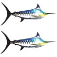 thumbnail image 1 of Marlín Azul AquaMetallix02 2 Pzas 50x20cm Marlín Metal Azul., 1 of 7