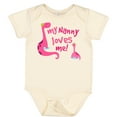 thumbnail image 3 of Inktastic My Nanny Loves Me Girls Baby Bodysuit, 3 of 5