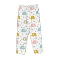 thumbnail image 4 of Balery Little Elephant print Women's Pajama Pants,Ultra Lightweight Pjs,Lounge Pant-Medium, 4 of 9