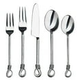 thumbnail image 5 of Gourmet Settings Twist 20pc. Stainless Steel Flatware Set (Service for Four), 5 of 19
