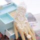 thumbnail image 1 of Accesorios de boda para novias, pulsera de encaje blanco con anillo, joyería de una cadena, 1 of 6