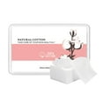 thumbnail image 1 of WUSUOWEI Makeup Cleaning Pads with Storage Box,White Color,Cotton Materials,Soft and Gentle,1100PCS, 1 of 9