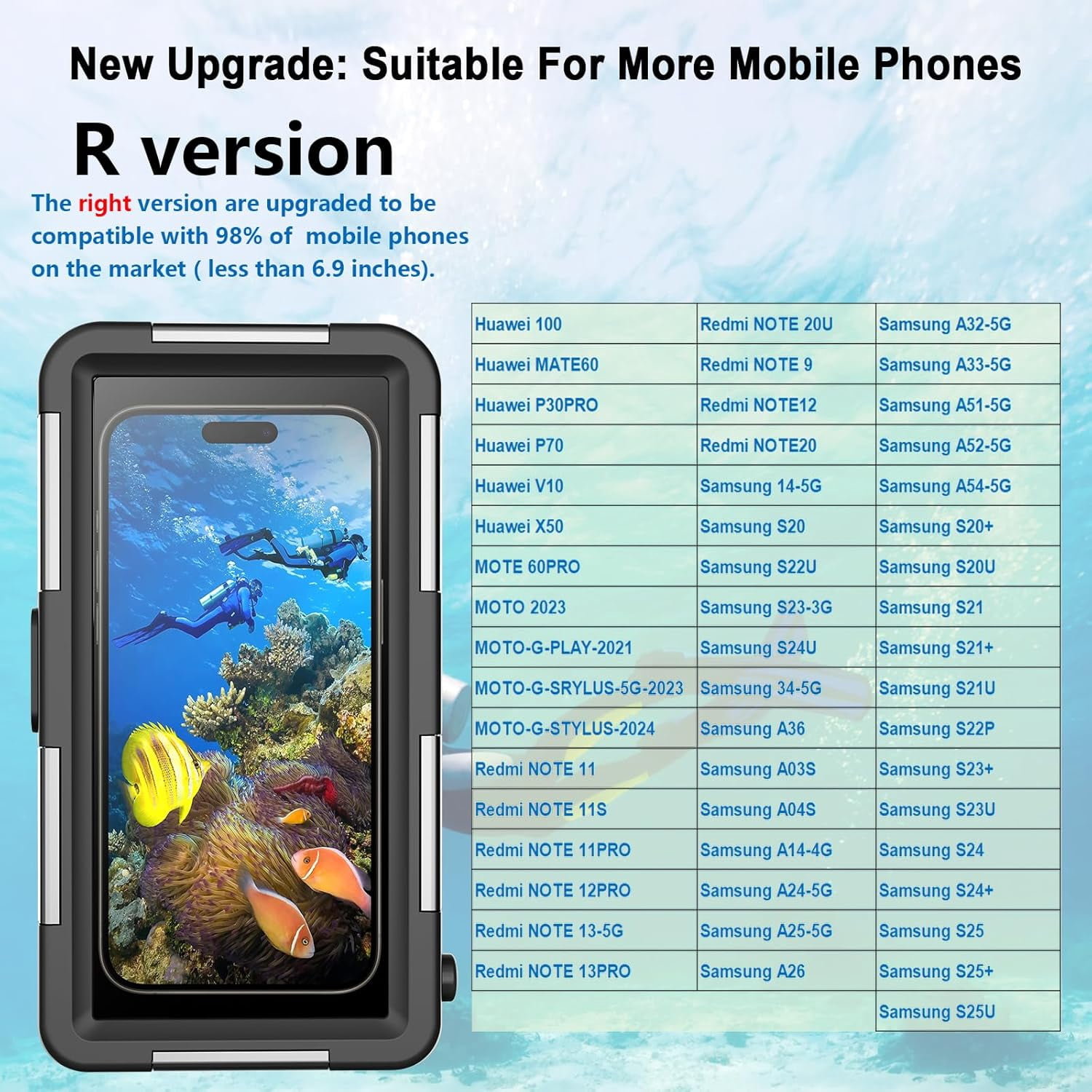 Ultra-Durable Waterproof Case For Samsung Galaxy S25 S24 S23 S22 S21 Ultra - 10m/30FT Depth Rated for Snorkeling, Kayaking & Underwater Photography | Mechanical Button for Instant Photos