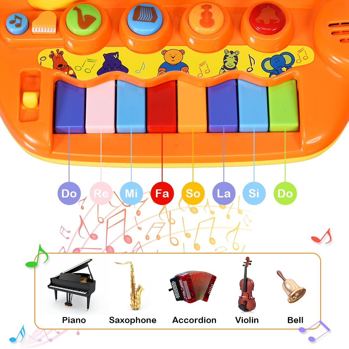 Jouets Instrument De Musique De Piano Frapper À La Main Bébé Enfant Enfant K8L3 