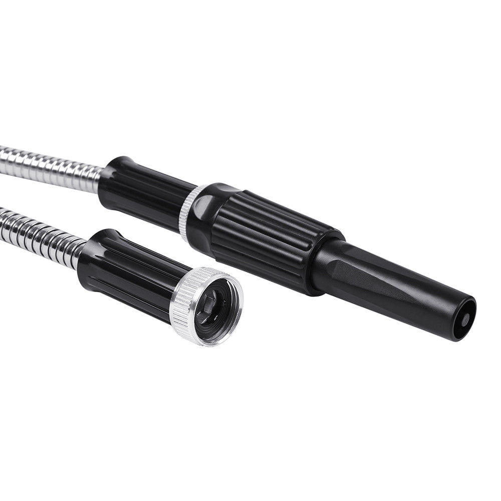 Stainless Steel Garden Hose 50FT 304 Flexible Expanding Water Hose Car Washing Vegetable Outdoor