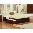 thumbnail image 2 of Concord Platform Bed with Flat Panel Foot Board and 2 Urban Bed Drawers, Multiple Colors, Multiple Sizes, 2 of 4