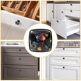 thumbnail image 4 of 4 Pcs Cabinet Handle Drawer Pulls Skull Knobs with Screws Square Furniture Office Cabinet Knob Decoration, 4 of 5