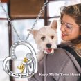 thumbnail image 6 of Coachuhhar Dog Necklace for Women 925 Sterling Silver Heart Dog Necklace Cute Animal Necklace Pendant Dog Jewelry Gift for Dog Lover, 6 of 8