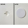 thumbnail image 2 of Stone Harbor Hardware Adhesive Wall Door Stop, 3 Inch, Easy Mount, Round Doorstop, White, 2 of 2