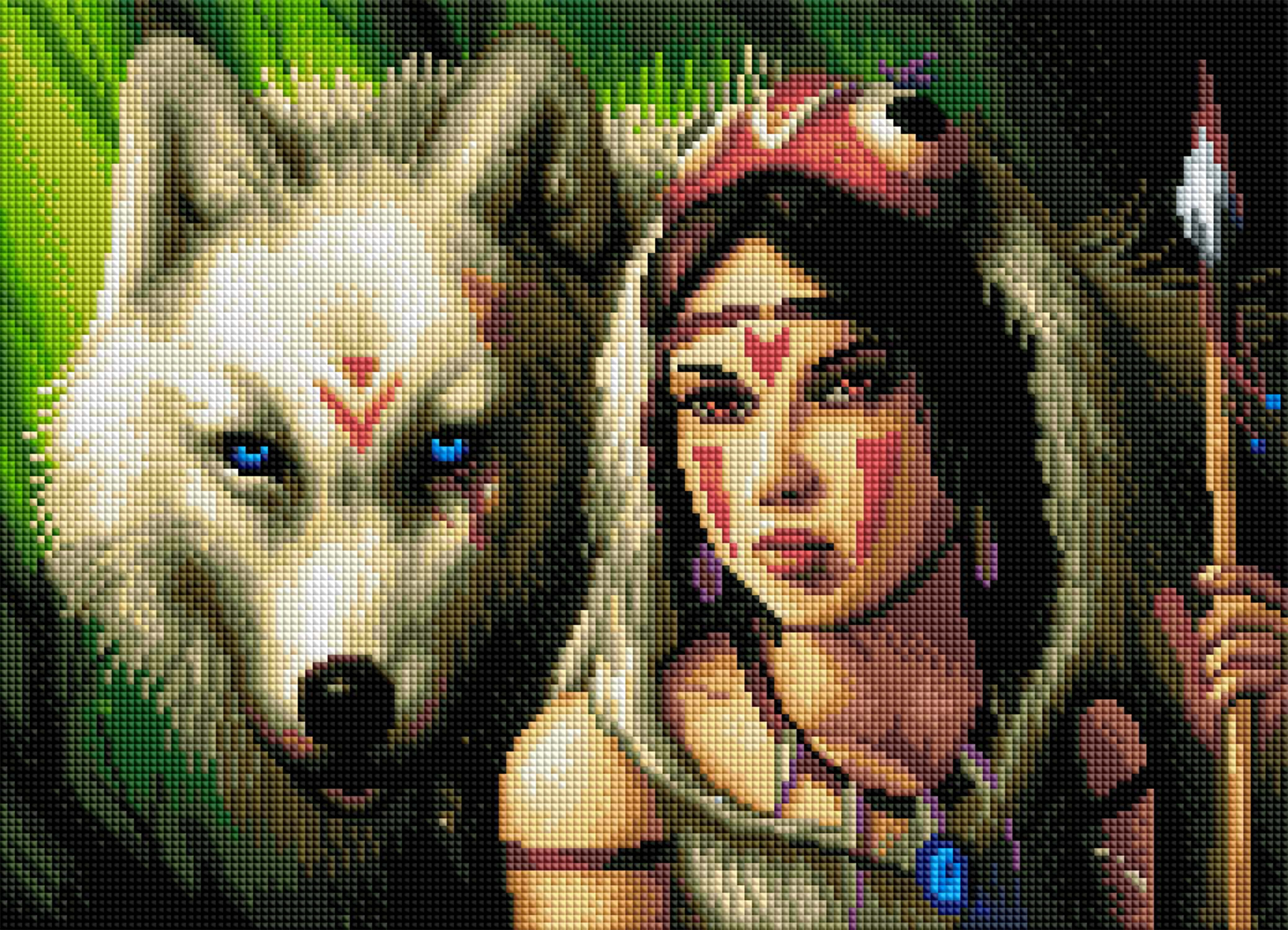 DIAMOND ART CLUB Princess Mononoke Diamond Painting Kit