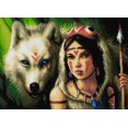 thumbnail image 2 of DIAMOND ART CLUB Princess Mononoke Diamond Painting Kit, 2 of 4