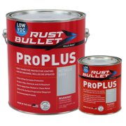 Rust Bullet - ProPLUS - Rust Preventive Protective Coating - Low VOC - 1 Quart, Metallic Gray