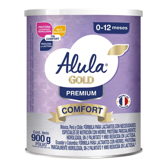 Fórmula Comfort Alula Gold Premium 900 gramos