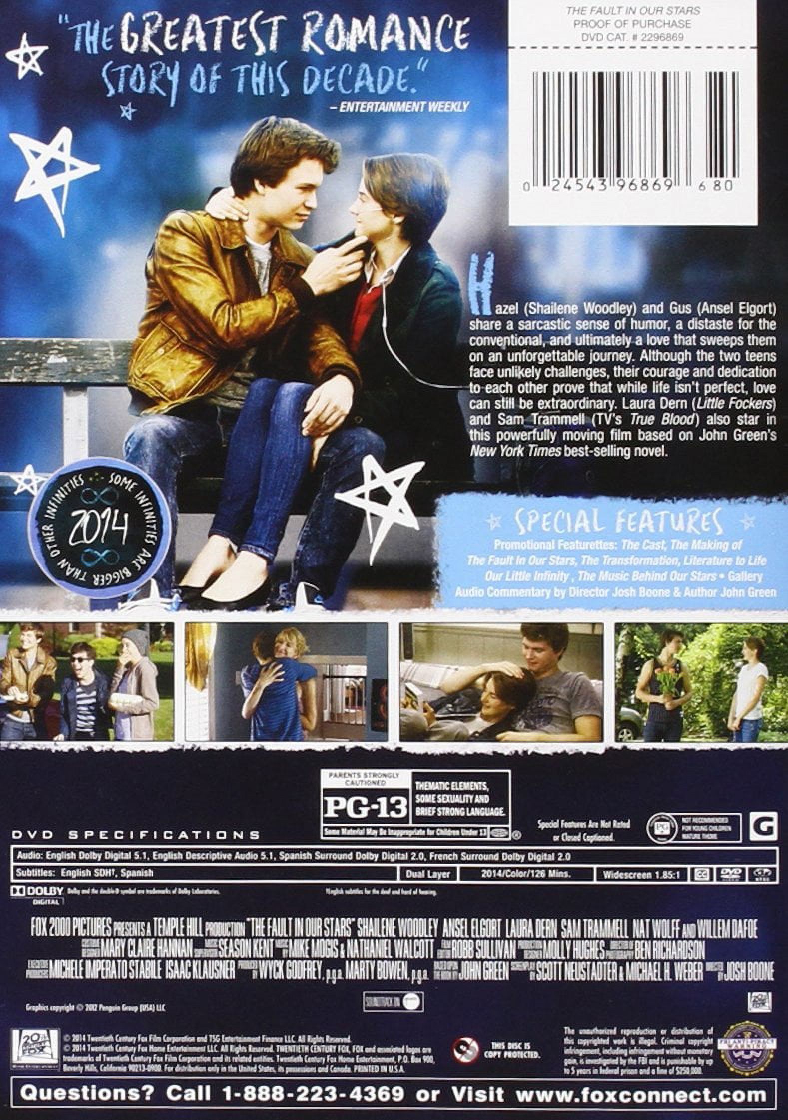 The Fault in Our Stars (DVD), 20th Century Studios, Drama - image 2 of 2