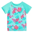 thumbnail image 4 of Esaierr Girls Swimsuits Short-Sleeved Shorts 2 Piece Printed T-Shirt Bathing Suit for 4-12Y, 4 of 6
