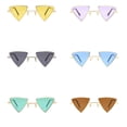 thumbnail image 4 of Y2K Punk Metal Style Small Triangular Hippie Sunglasses Metal Frame Tinted Colorful Lens Sun Glasses For Women Men Punk Shades Party Eyeglasses, 4 of 4